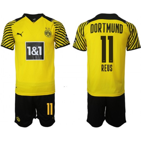 Camisetas Borussia Dortmund Marco Reus 11 Niños Primera Equipacion 2021/2022